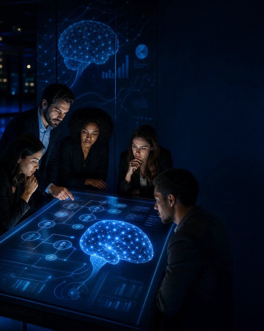 Participantes em atividade de neurociência