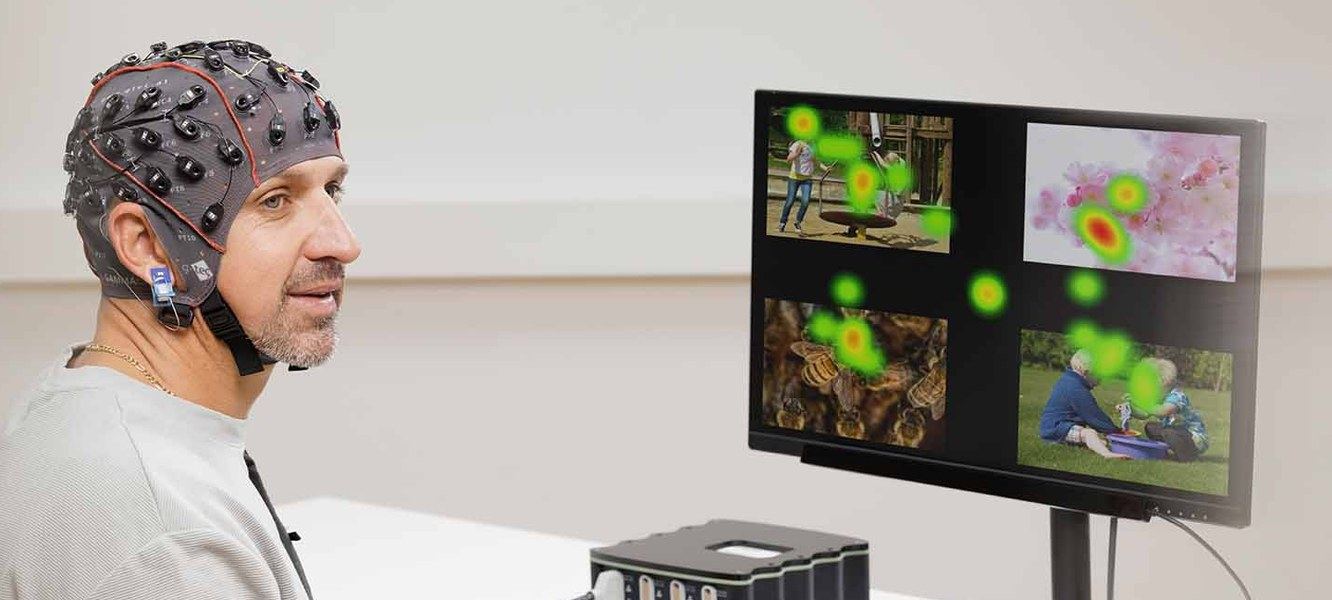 Pesquisa com EEG e eye tracking